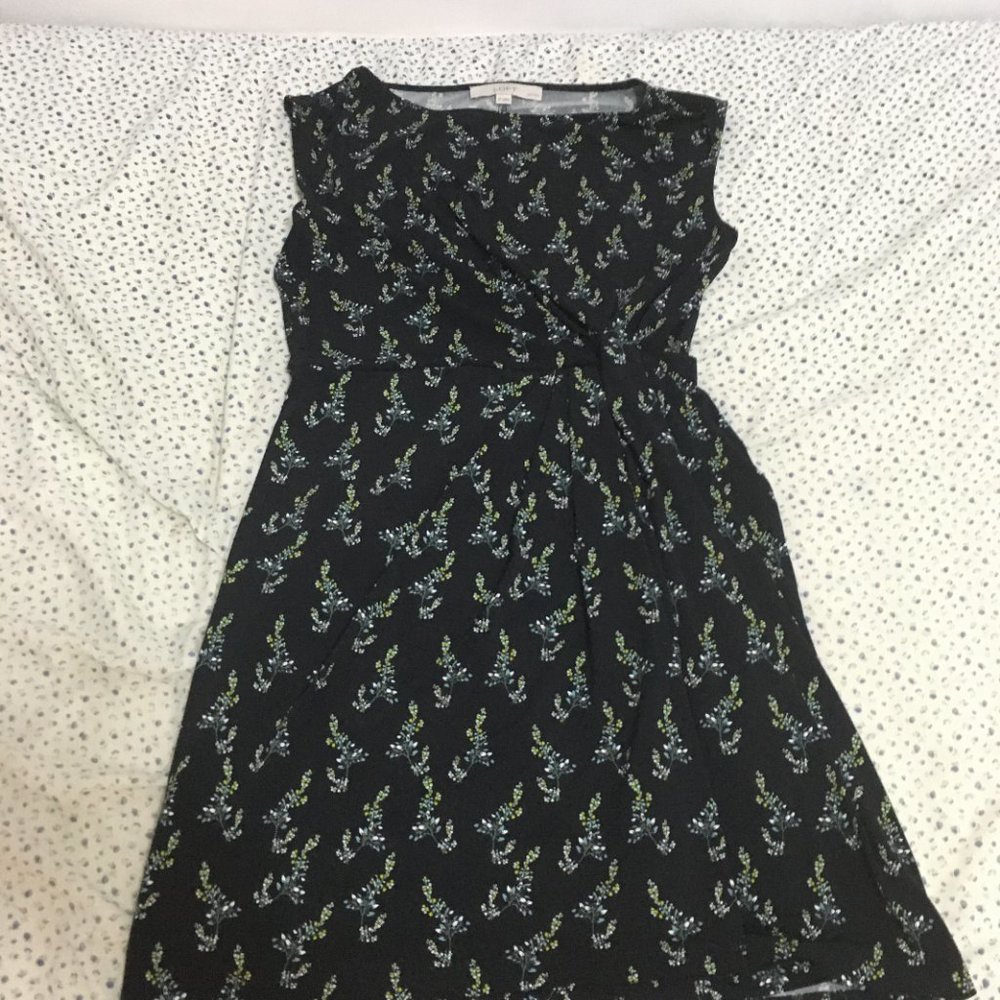 Floral little black dress lbd from Loft